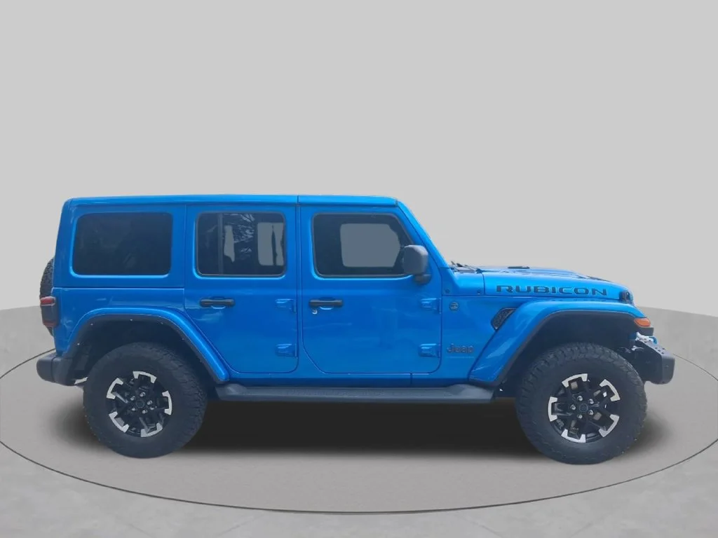 Used 2024 Blue Jeep Rubicon 4xe image 4