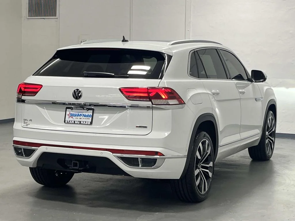 Used 2020 Pure White Volkswagen 3.6L V6 SEL Premium R-Line AWD 1 Owner image 8