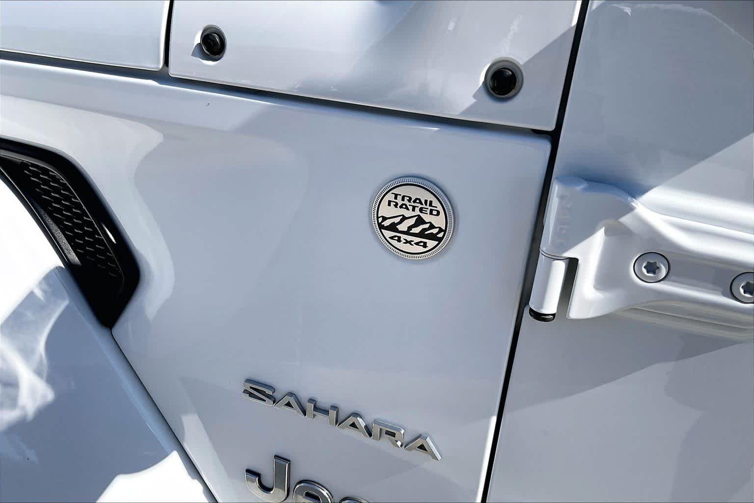 Certified Used 2024 Bright White Clearcoat Jeep Sahara image 10