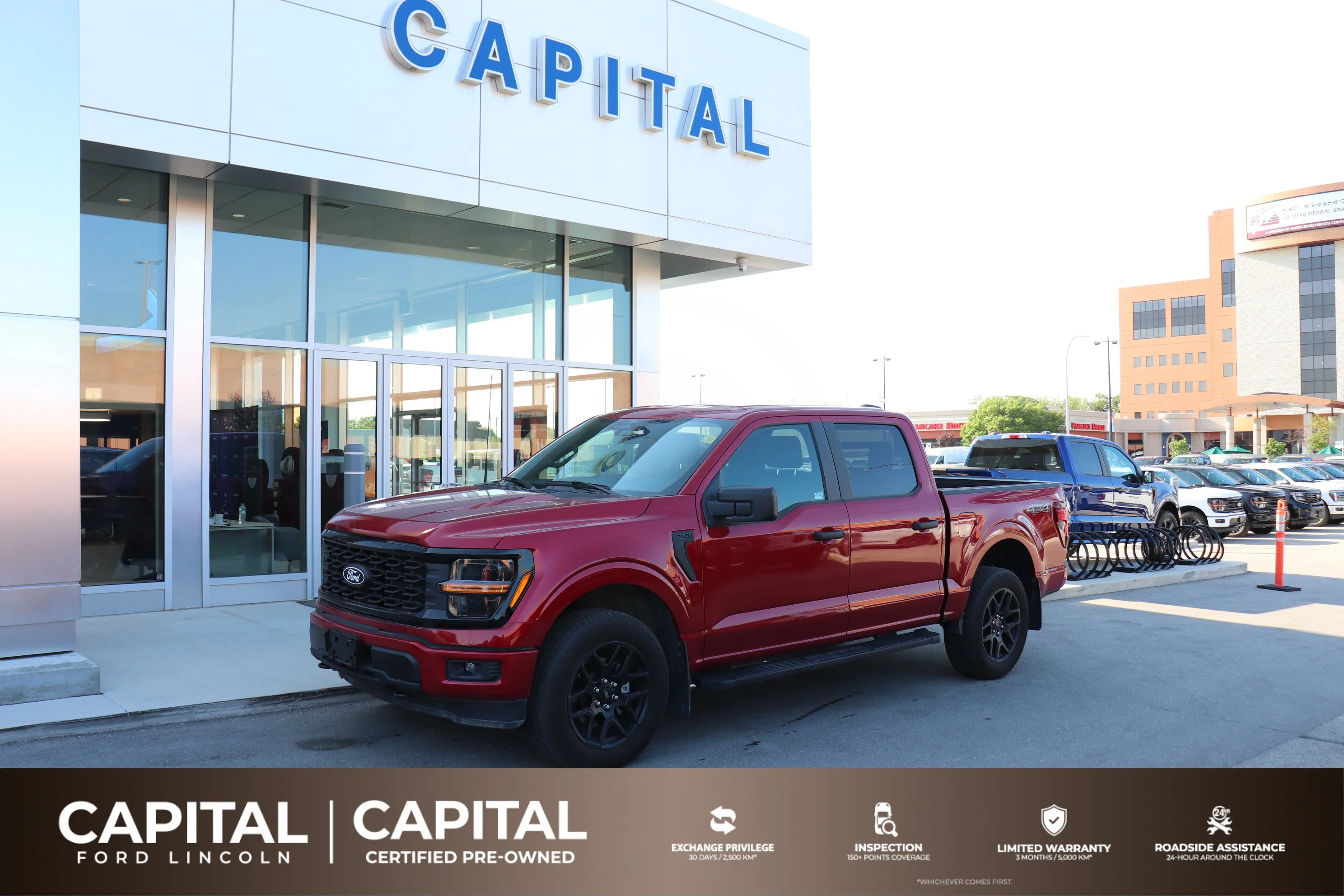 Certified Used 2024 Red Ford STX 4WD SuperCrew 5.5