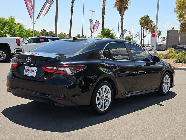 Used 2023 Midnight Black Metallic Toyota LE image 6