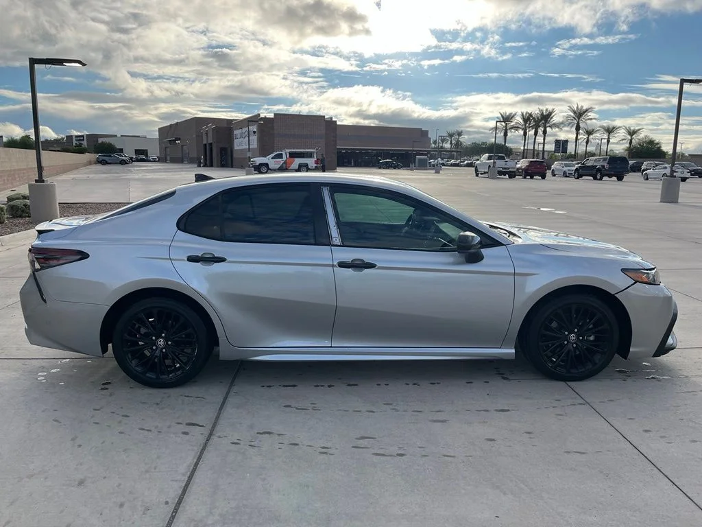 Certified Used 2021 Silver Toyota SE Nightshade image 9