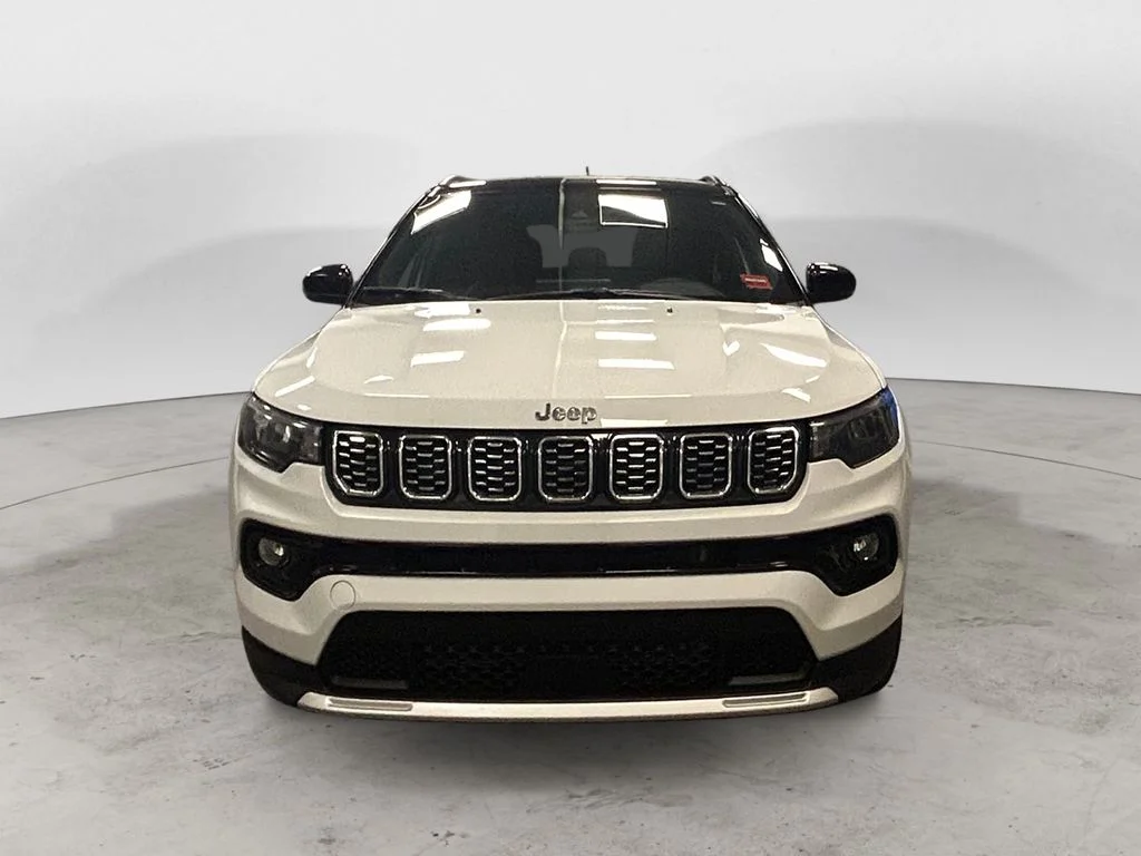 Used 2025 Bright White Jeep Limited image 8