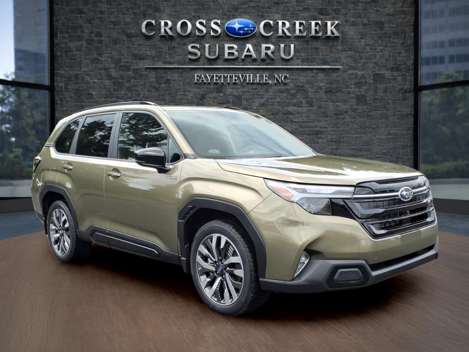 New 2026 AUTUMN GREEN METALLIC Subaru Touring Hybrid image 1