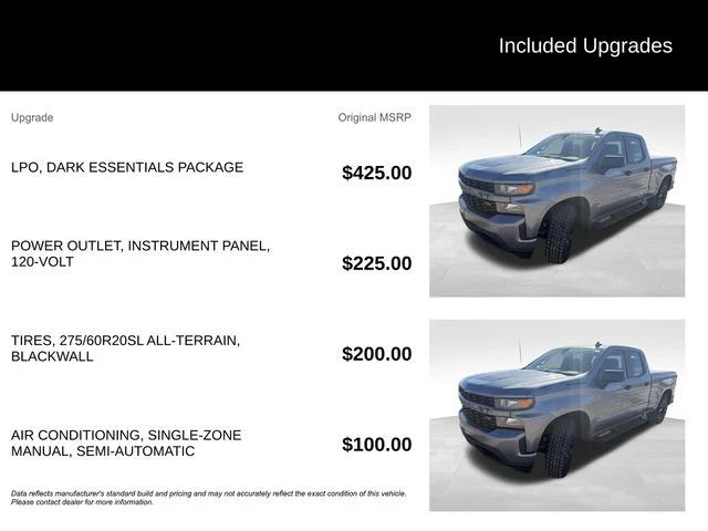 Used 2021 Gray Chevrolet Custom image 5