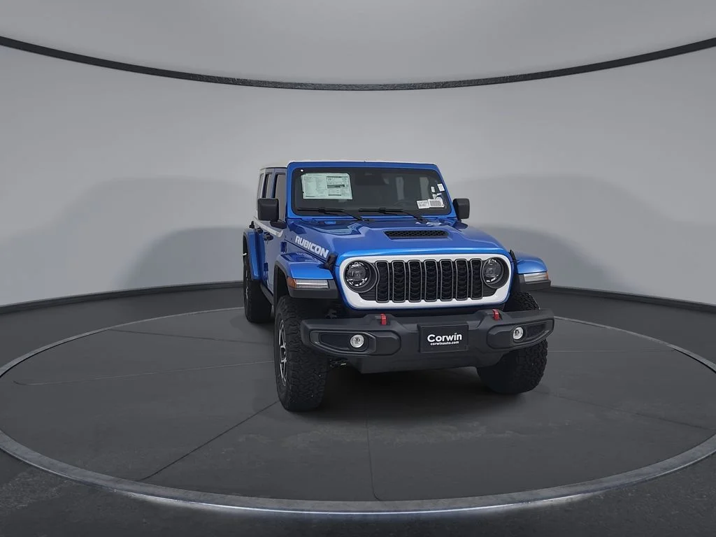 New 2026 Hydro Blue Pearl-Coat Exterior Paint Jeep Rubicon image 4