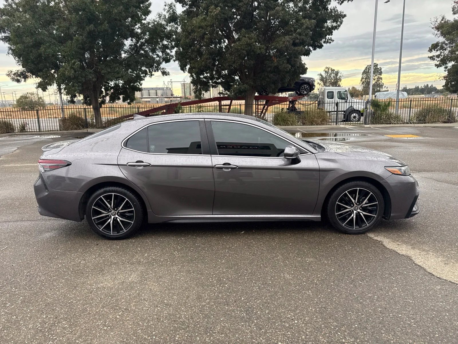 Used 2023 Gray Toyota SE image 2