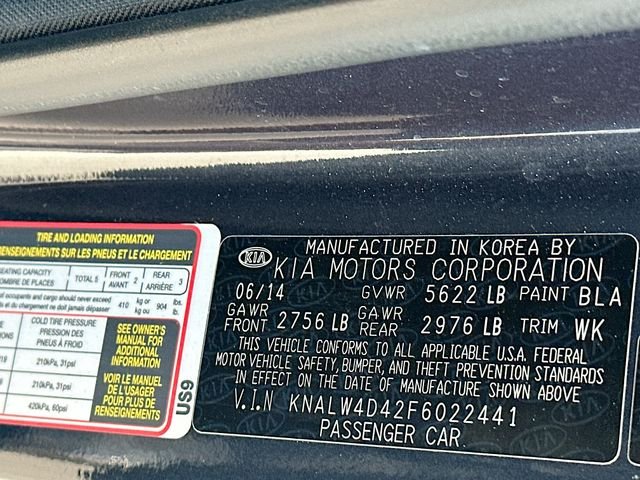 Used 2015 Blue Kia Luxury image 33
