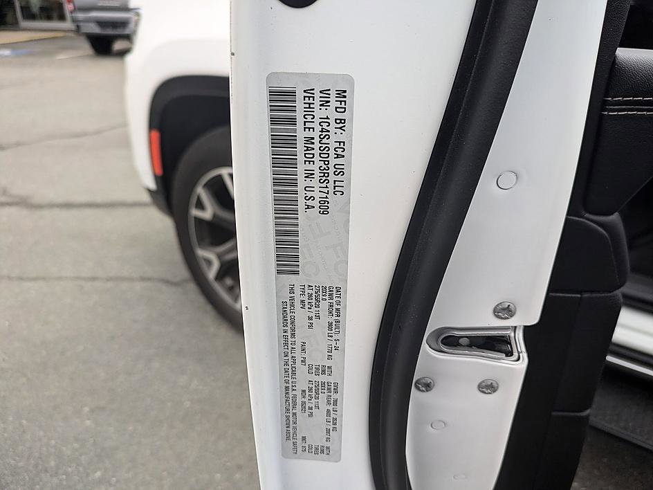 Used 2024 Bright White Clearcoat Jeep Series III image 34