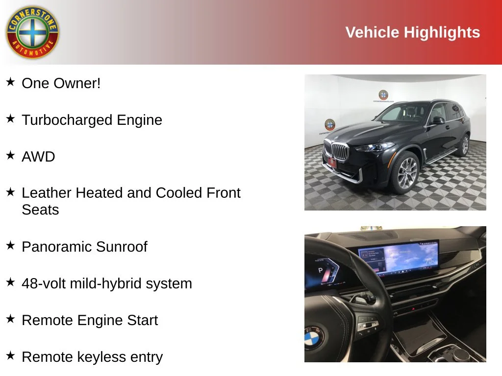 Used 2026 BMW X5 40i with VIN 5UX23EU04T9048946 for sale in Elk River, Minnesota