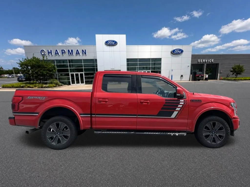 Used 2018 Race Red Ford Lariat image 6