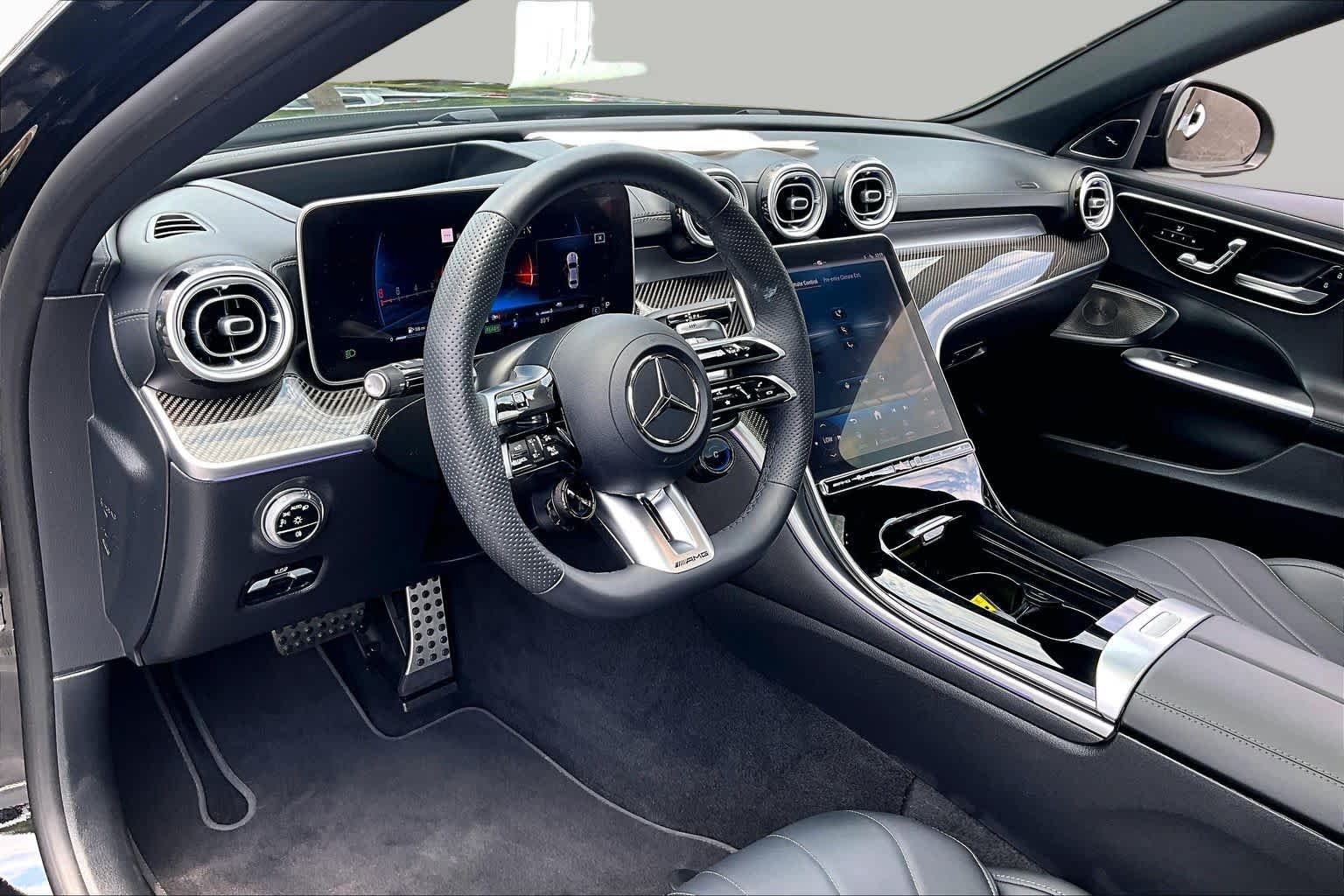 Used 2024 Obsidian Black Metallic Mercedes-Benz AMG® C 63 S E Performance image 35