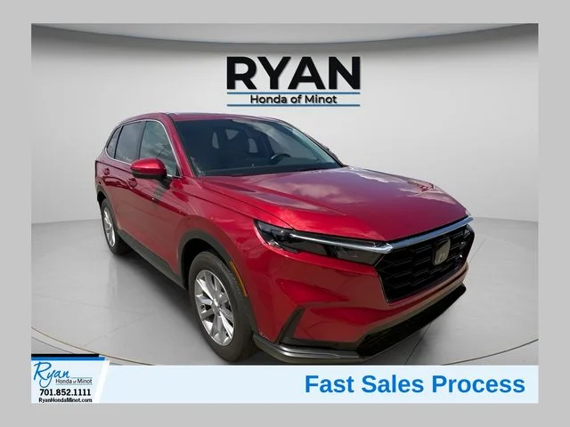 Used 2023 Radiant Red Metallic Honda EX image 1