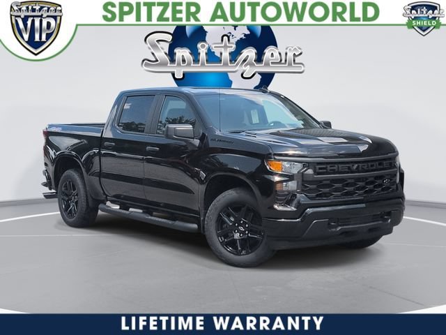 Black 2026 Chevrolet Silverado 1500 Pickup Truck Four-Wheel Drive 