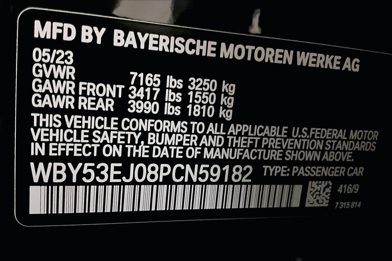 Used 2023 Carbon Black Metallic BMW xDrive60 image 33