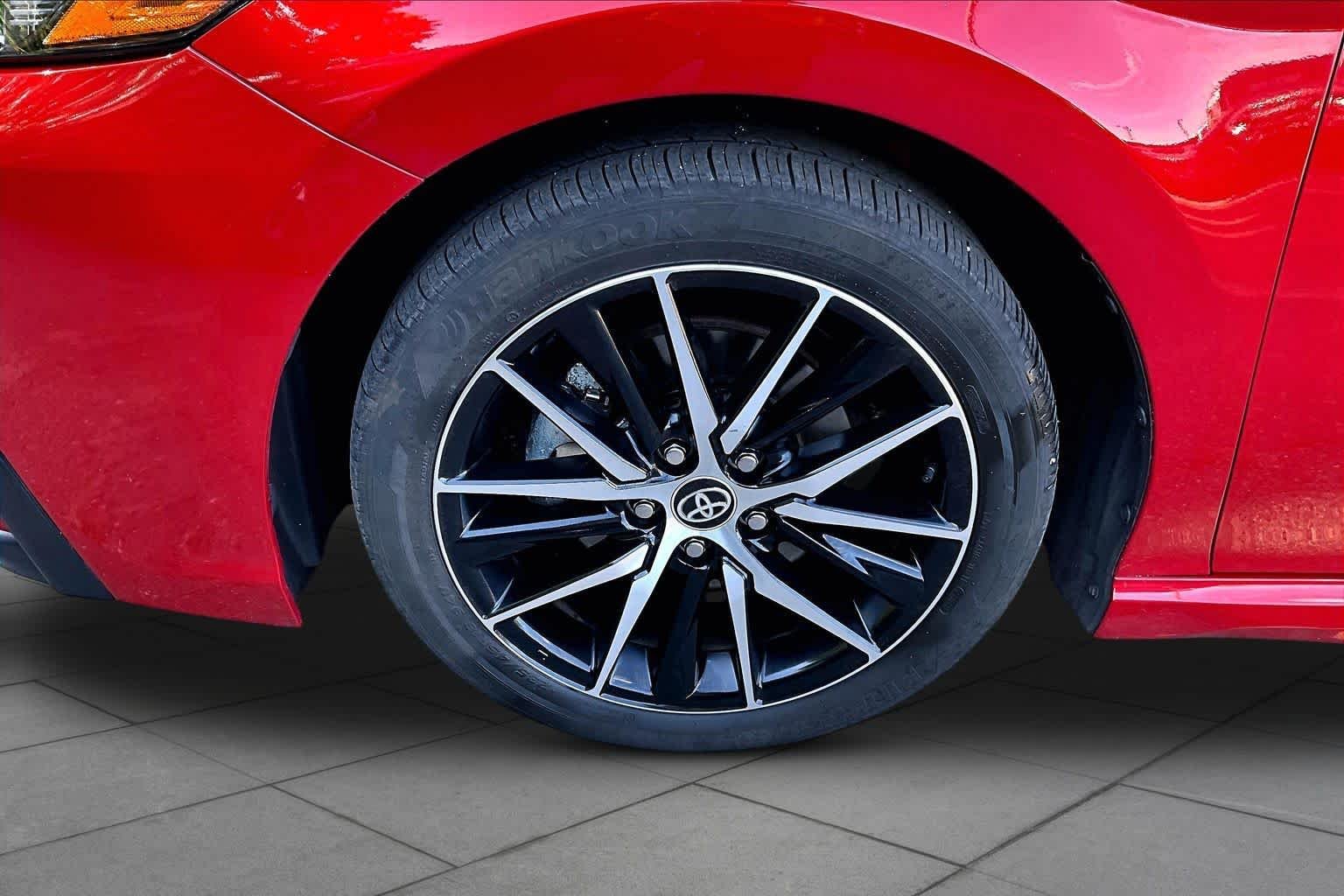 Certified Used 2024 Supersonic Red Toyota Hybrid SE image 11