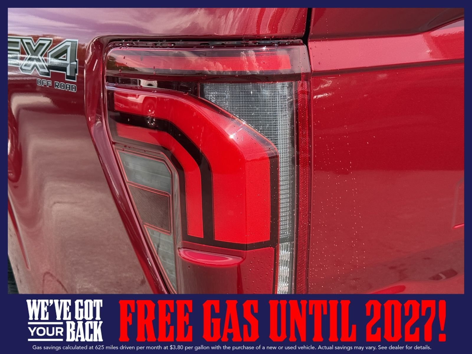 New 2026 Ruby Red Metallic Tinted Clearcoat Ford Lariat image 9