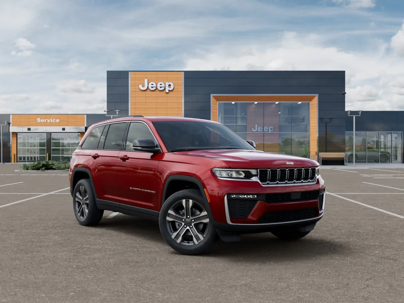 New 2027 Red Hot Pearlcoat Jeep Limited image 5