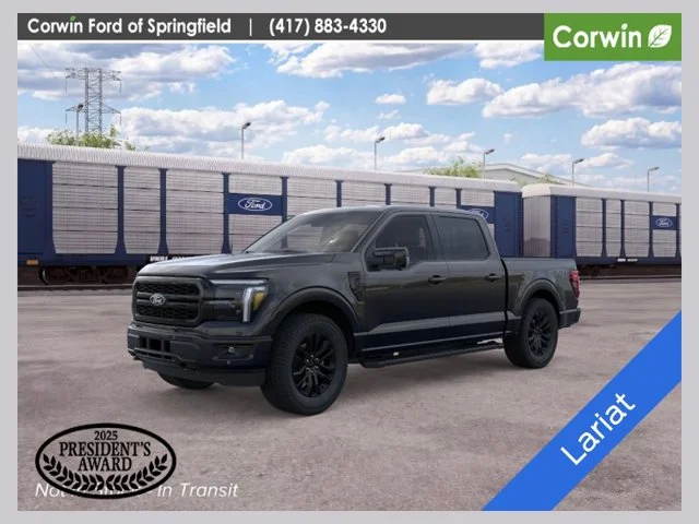 New 2026 Black Ford Lariat image 1
