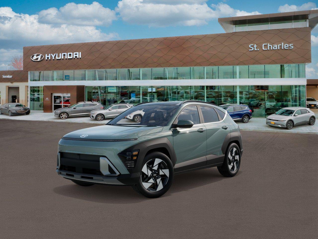 New 2027 Mirage Green Hyundai Limited AWD image 1