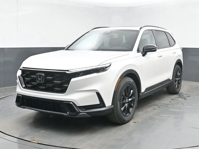 New 2026 Platinum White Pearl Honda 2WD Sport-L Hybrid image 8