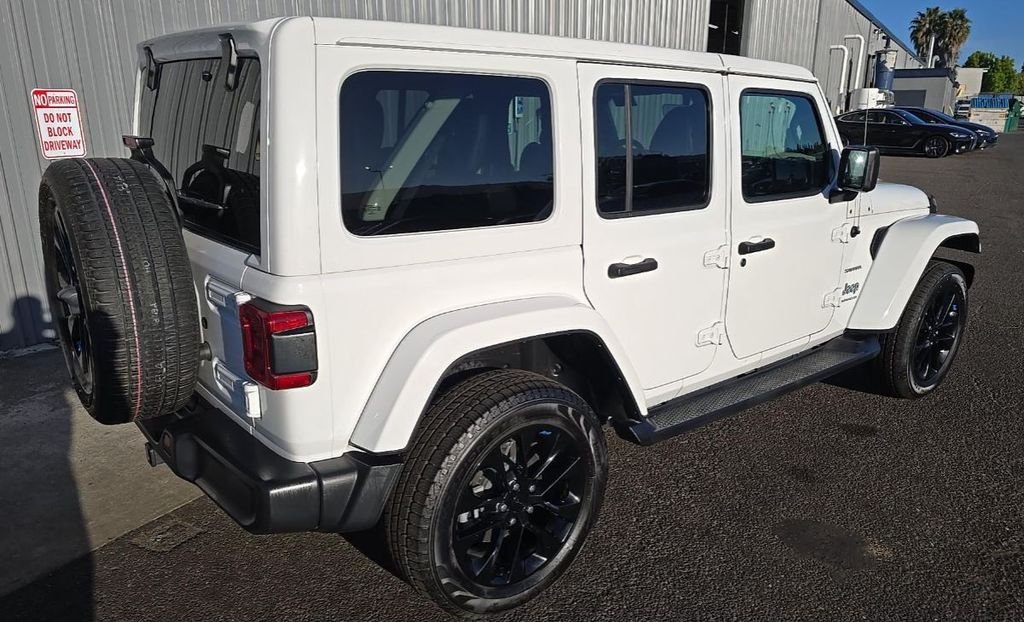 Used 2023 White Jeep Sahara 4xe image 4