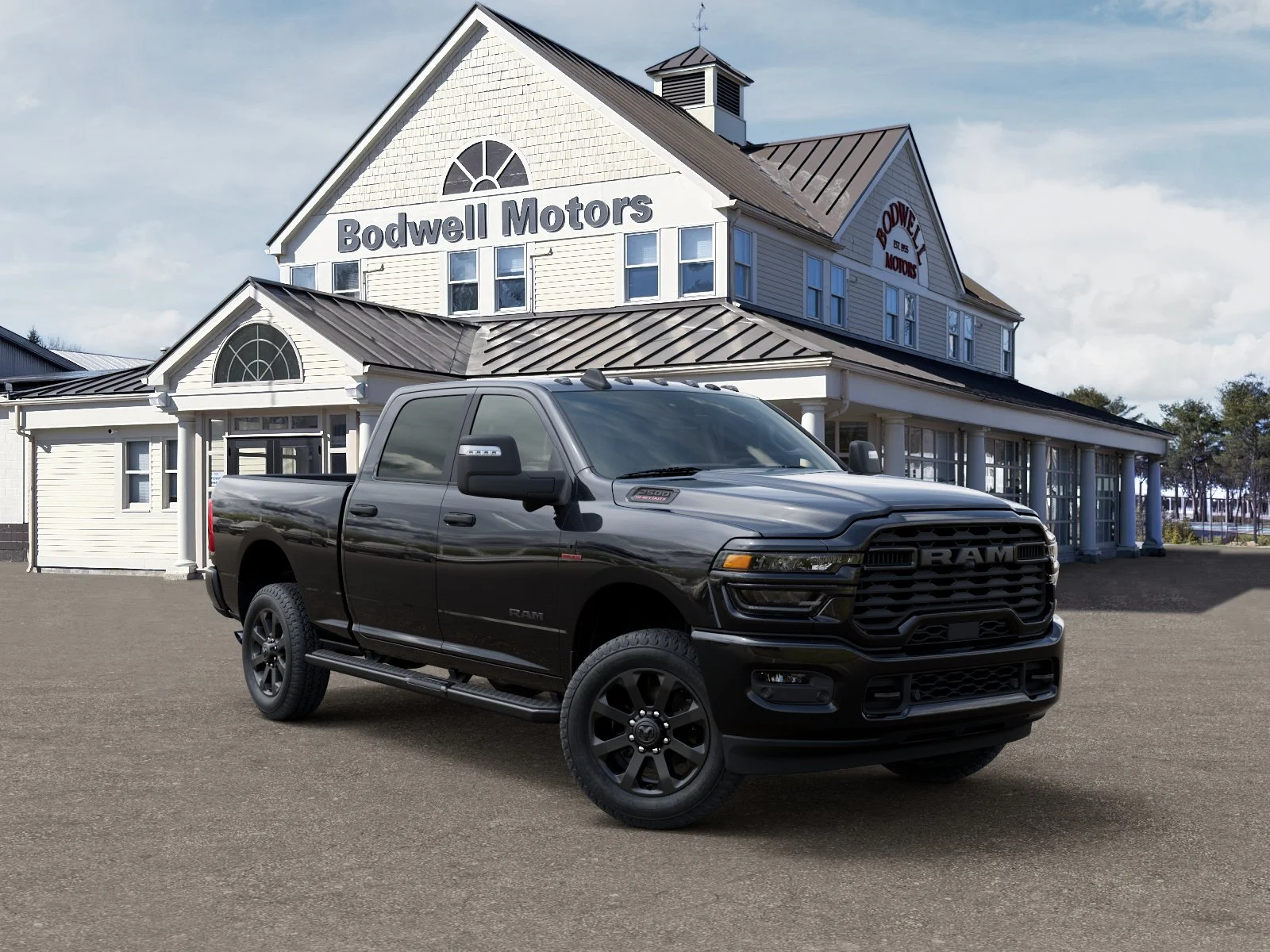 New 2026 Diamond Black Crystal Pearlcoat RAM Big Horn Crew Cab 4x4 6