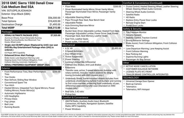 Certified Used 2018 Black GMC Denali image 26