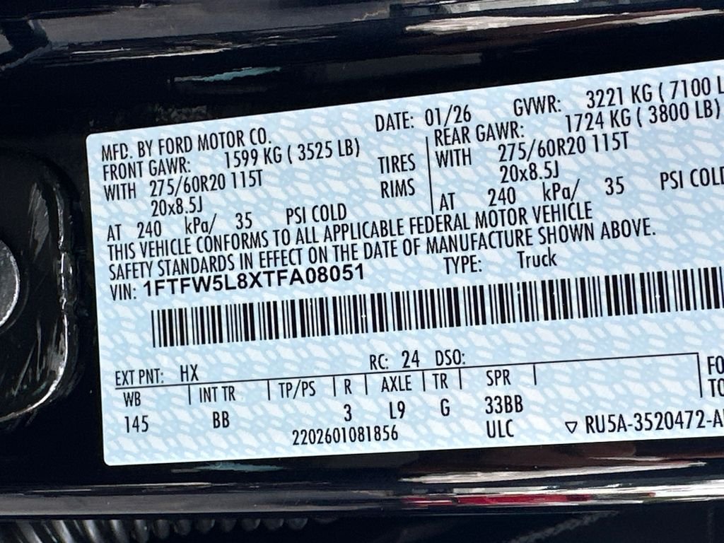 New 2026 Blue Ford Lariat image 34