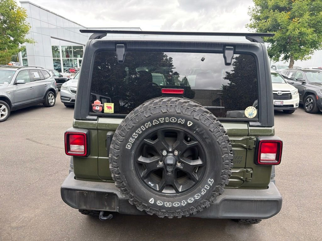 Certified Used 2023 Green Clearcoat Jeep Sport image 6