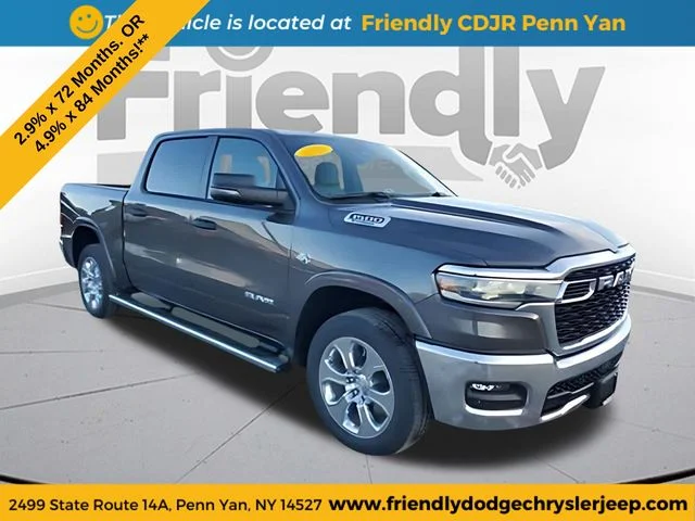 New 2026 Granite Crystal Metallic Clear-Coat Exterior Paint RAM Big Horn/Lone Star image 7