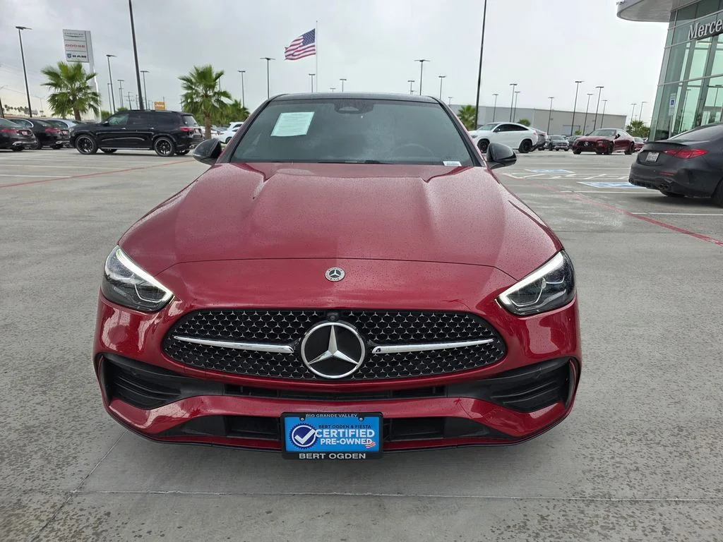 Used 2024 Red Mercedes-Benz C 300 image 2