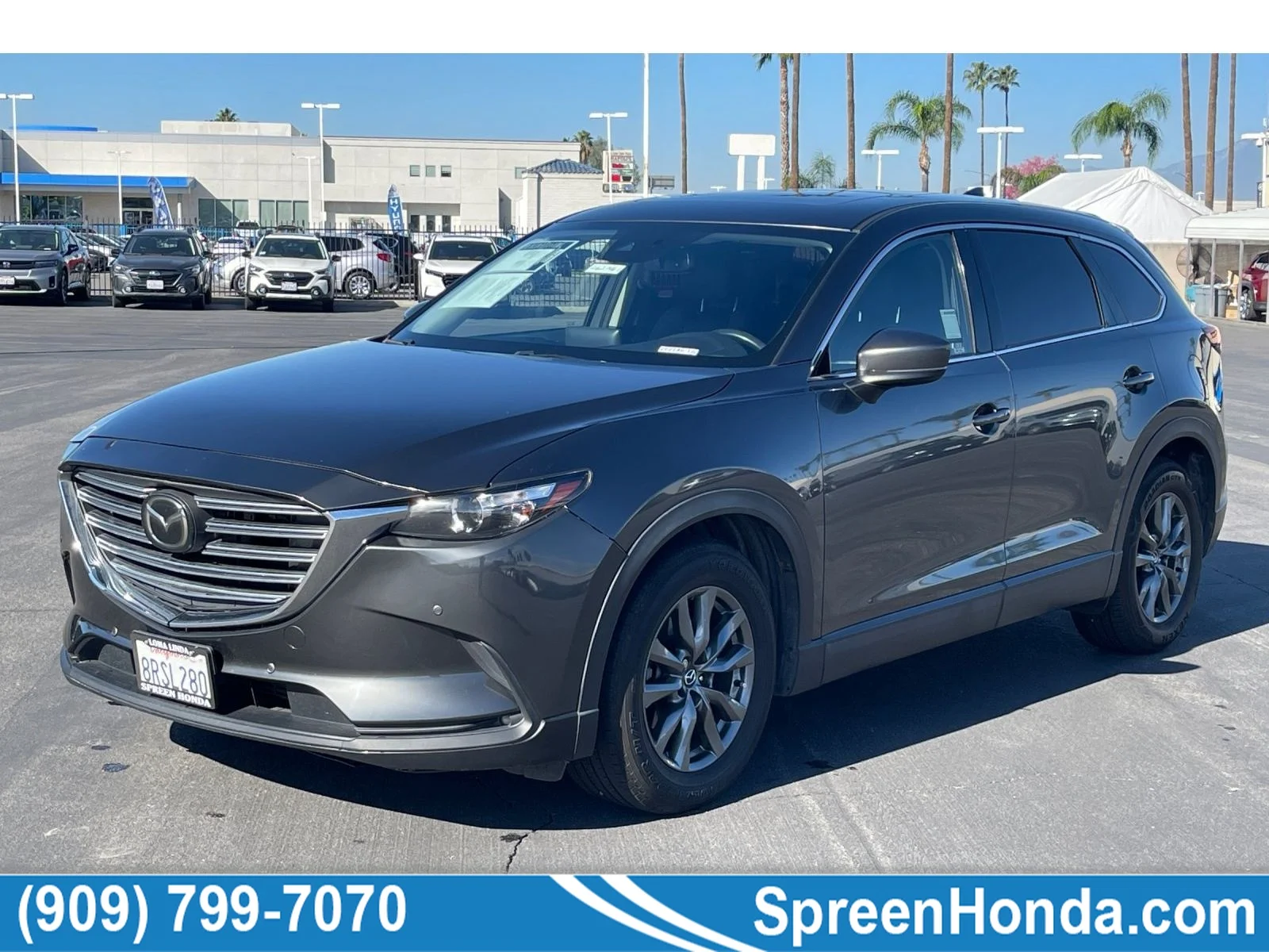 Used 2020 Machine Gray Metallic Mazda Touring image 1