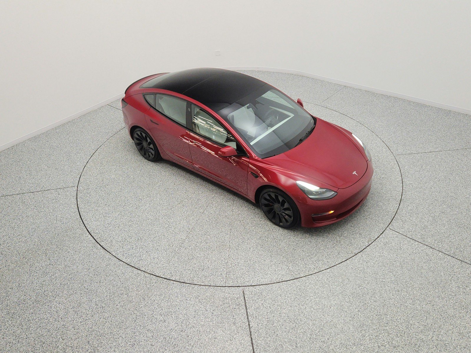 Used 2022 Red Multi-Coat Tesla Performance AWD image 11