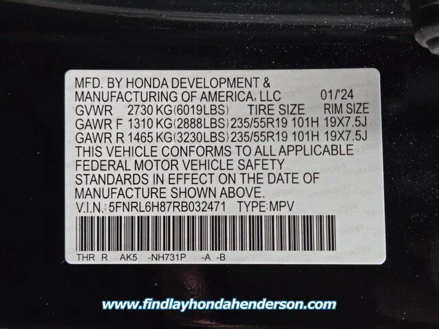 2024 Honda Odyssey Touring - Photo 48