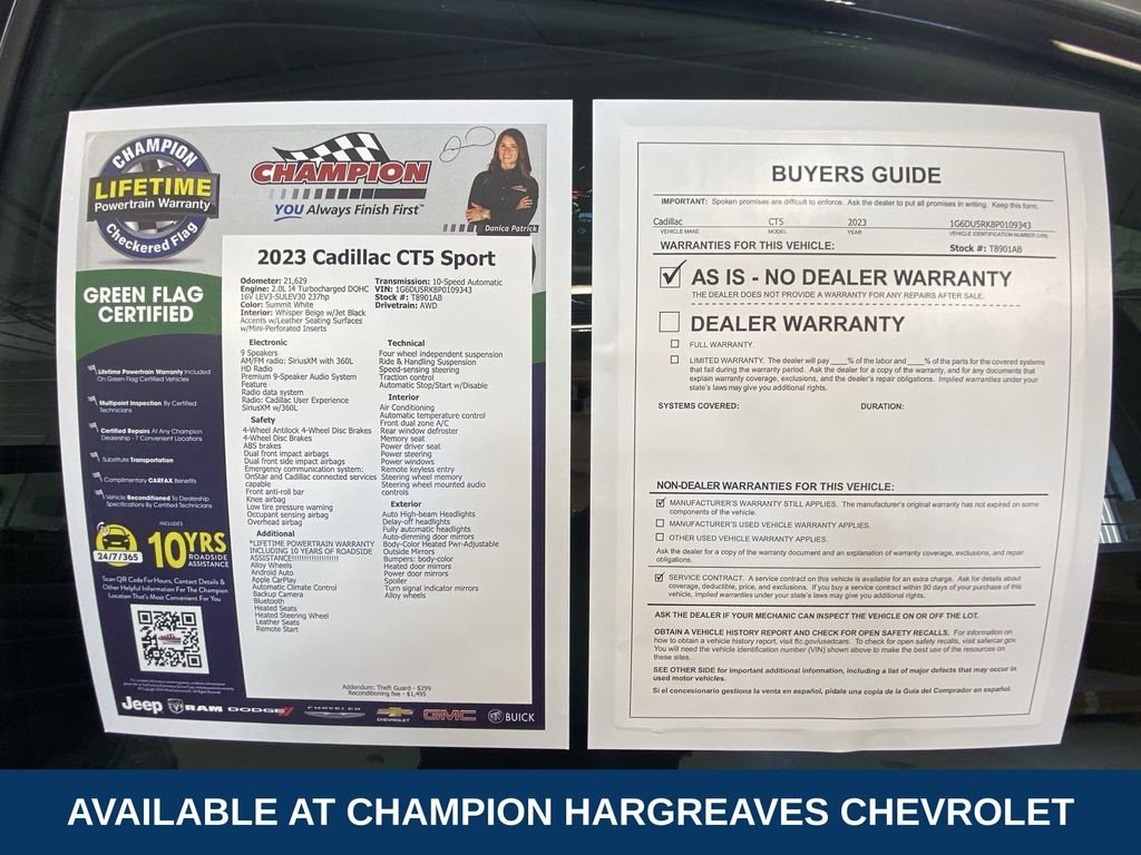 Used 2023 Silver Metallic Cadillac Sport image 43