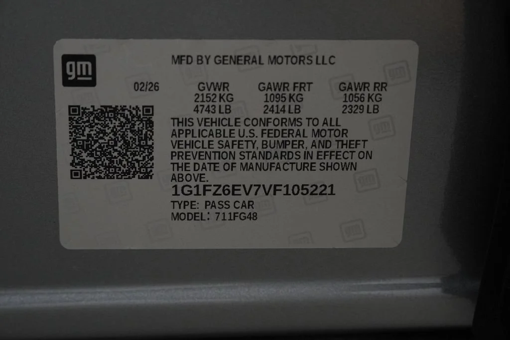 New 2027 Sterling Grey Metallic Chevrolet RS image 41