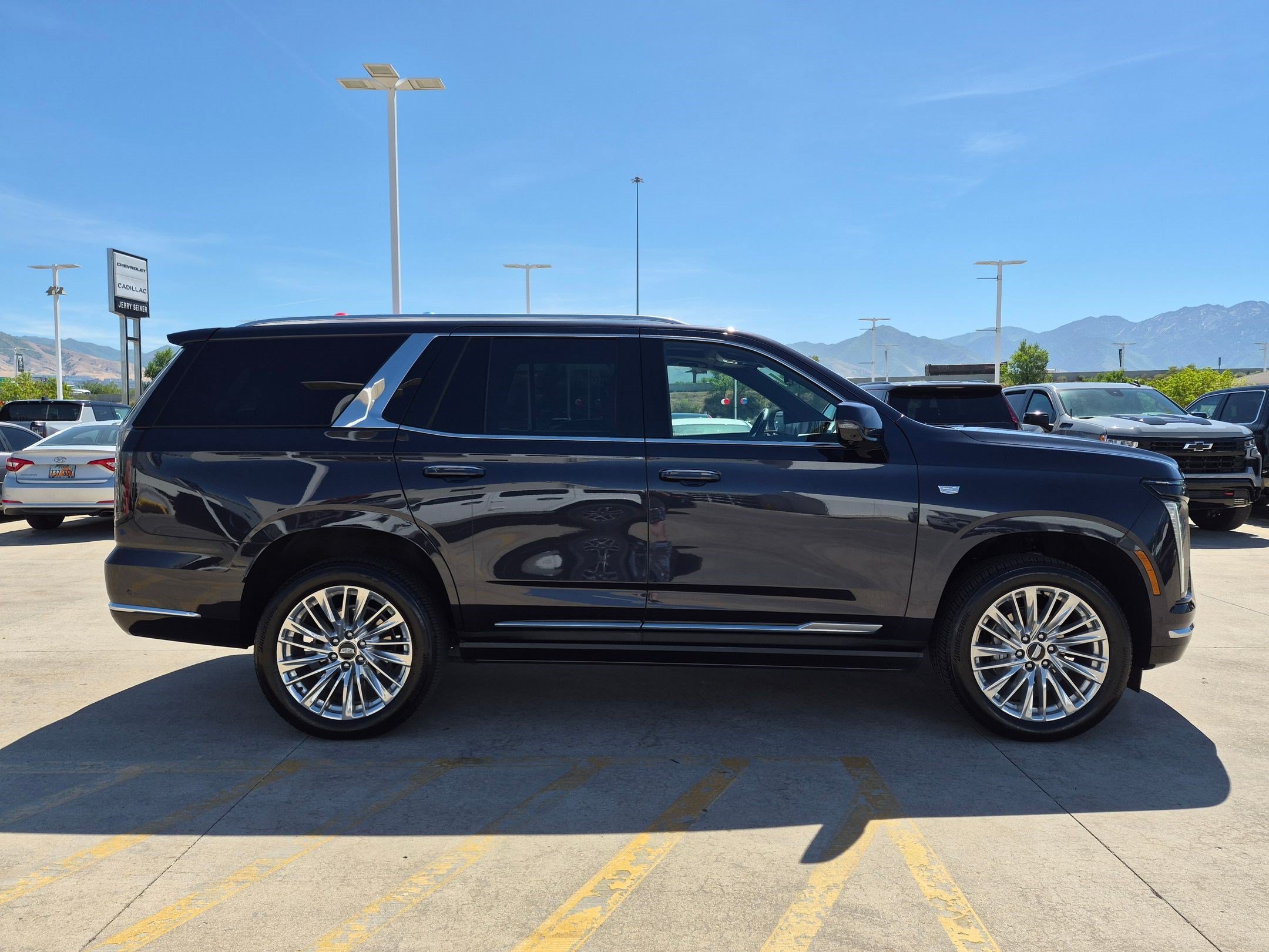 Used 2025 Galactic Gray Metallic Cadillac Premium Luxury image 6