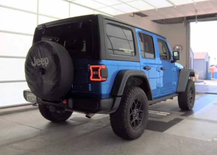 Used 2024 Hydro Blue Pearlcoat Jeep Willys image 5
