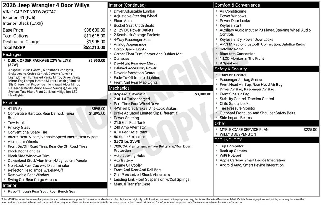 New 2026 41 Exterior Paint Jeep Willys image 9