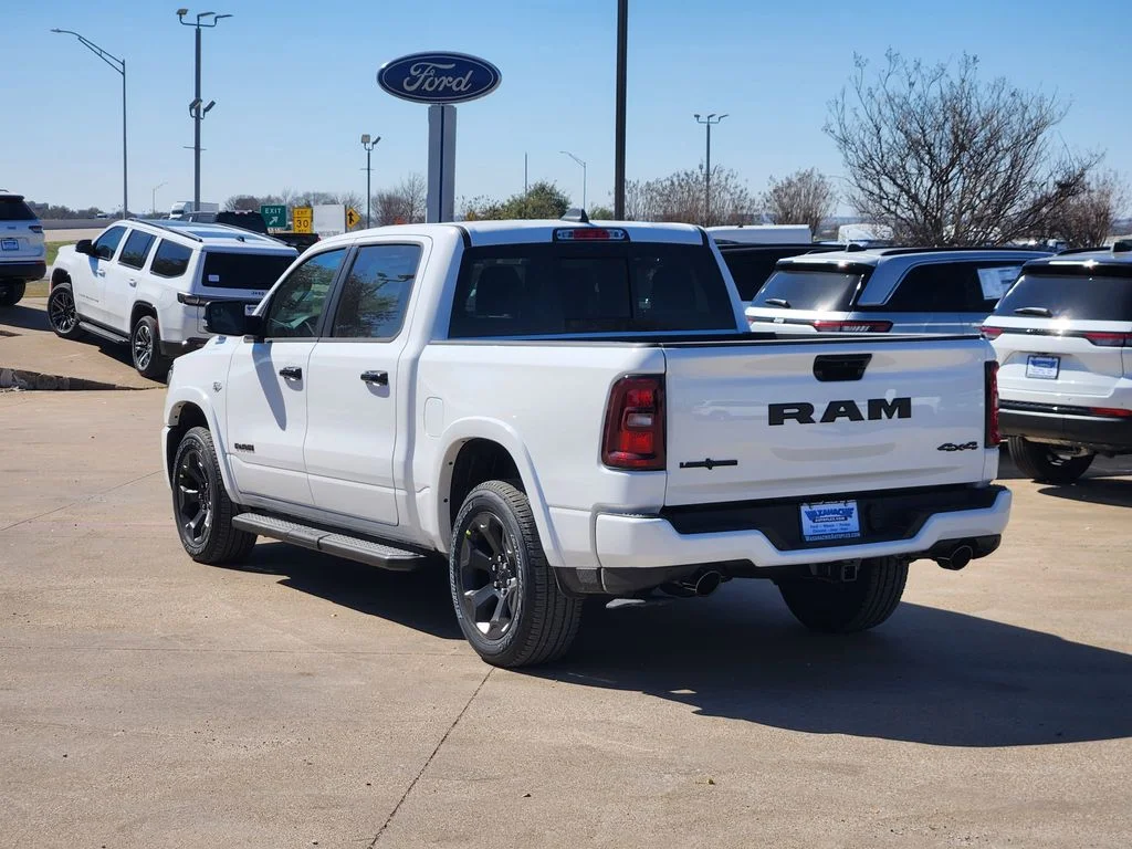 New 2026 Bright White Clear-Coat Exterior Paint RAM Big Horn/Lone Star image 3
