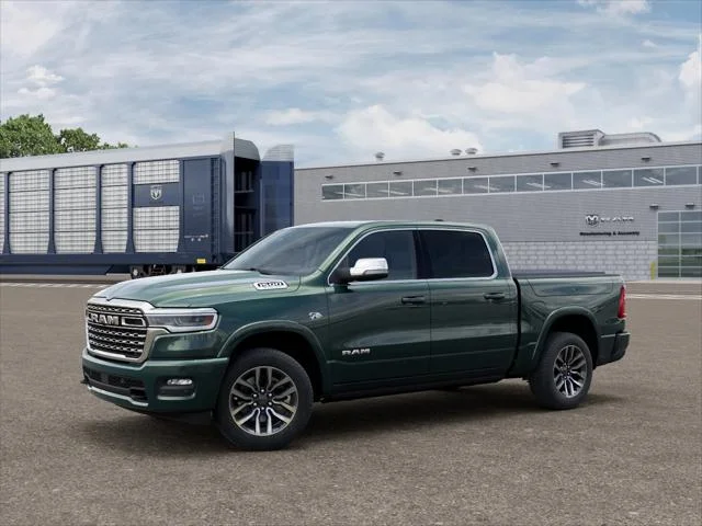 New 2026 Serrano-Green Metallic Exterior Paint RAM Limited Longhorn image 1