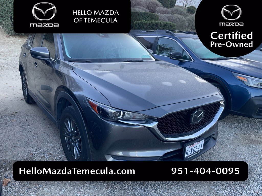 Certified Used 2021 Machine Gray Mazda Touring image 1