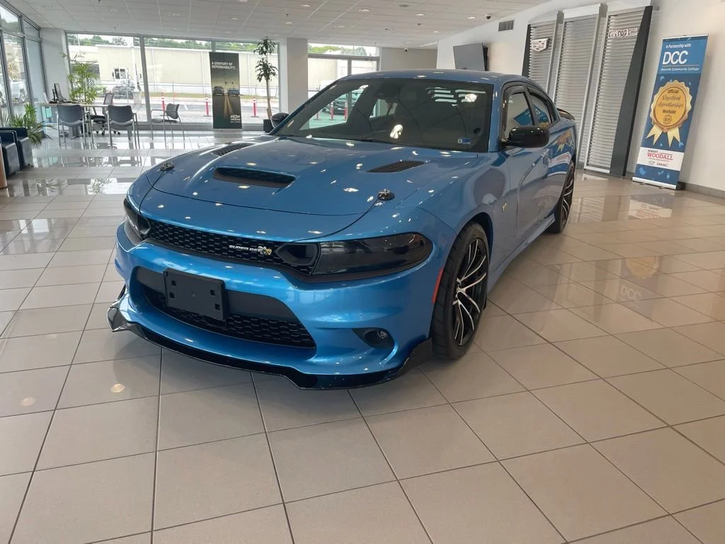 Used 2023 Blue Dodge Scat Pack image 1