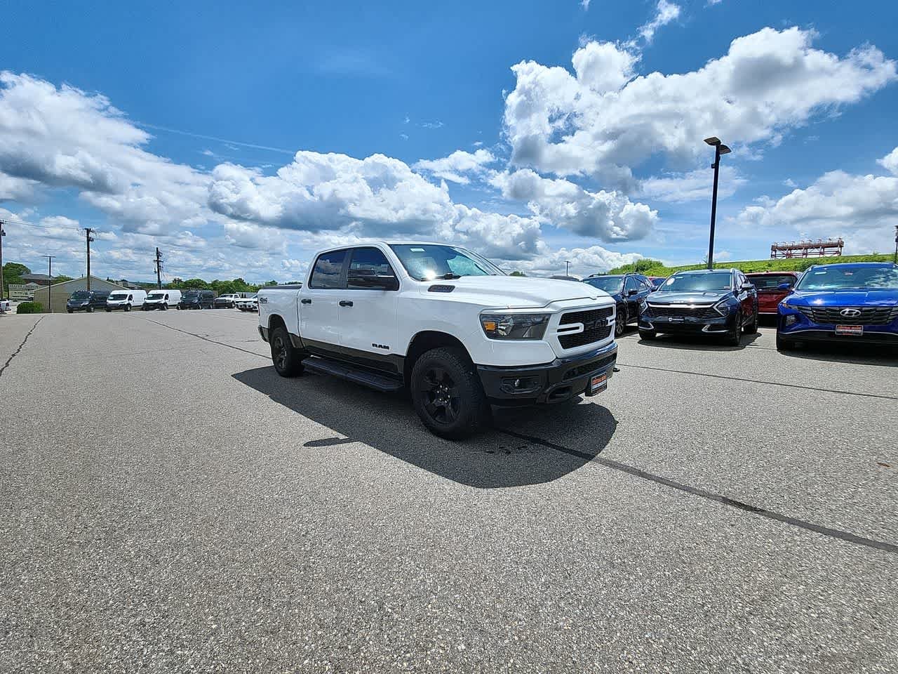 Used 2023 Bright White Clearcoat Ram Big Horn image 2