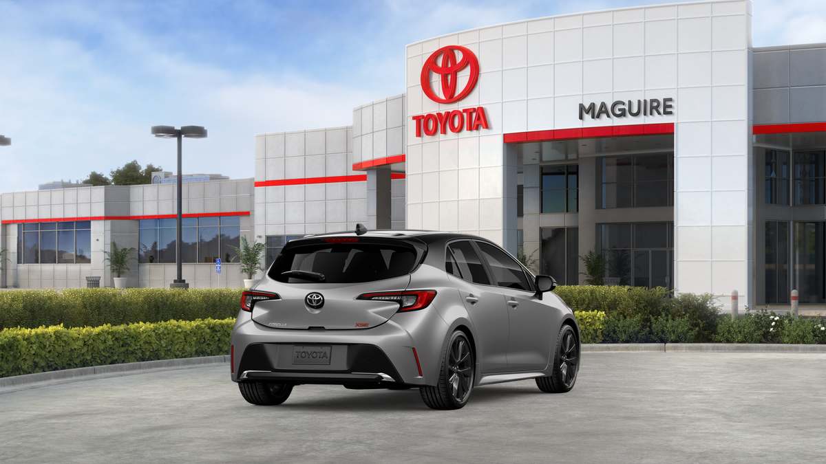 New 2027 Classic Silver Metallic with Black roof Toyota XSE image 9