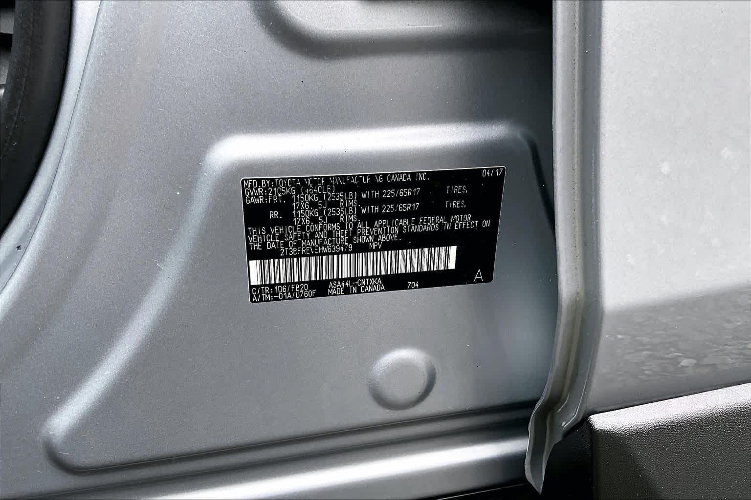 Used 2017 Silver Sky Metallic Toyota LE image 37