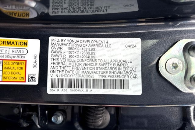Used 2024  Honda EX image 21