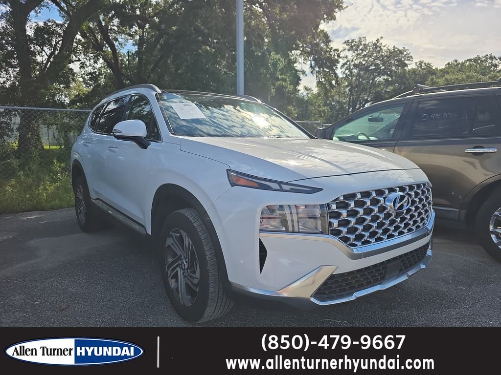 Certified Used 2023 Serenity White Pearl Hyundai SEL image 1