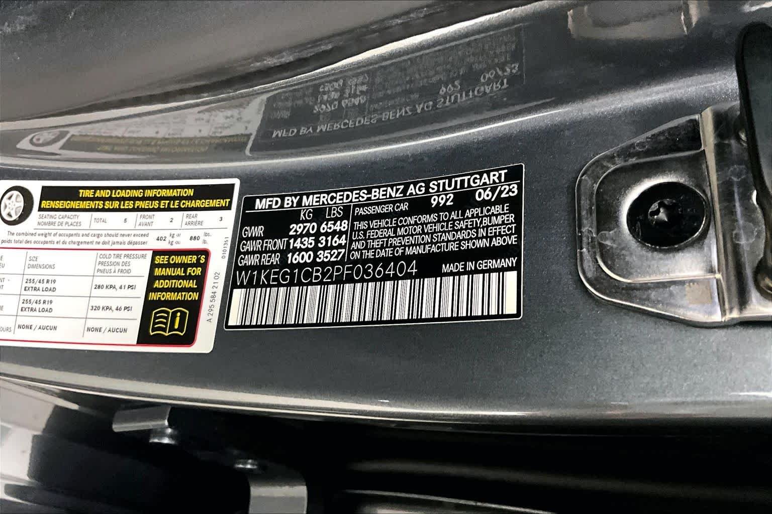 Certified Used 2023 Selenite Grey Metallic Mercedes-Benz EQE 350 image 33